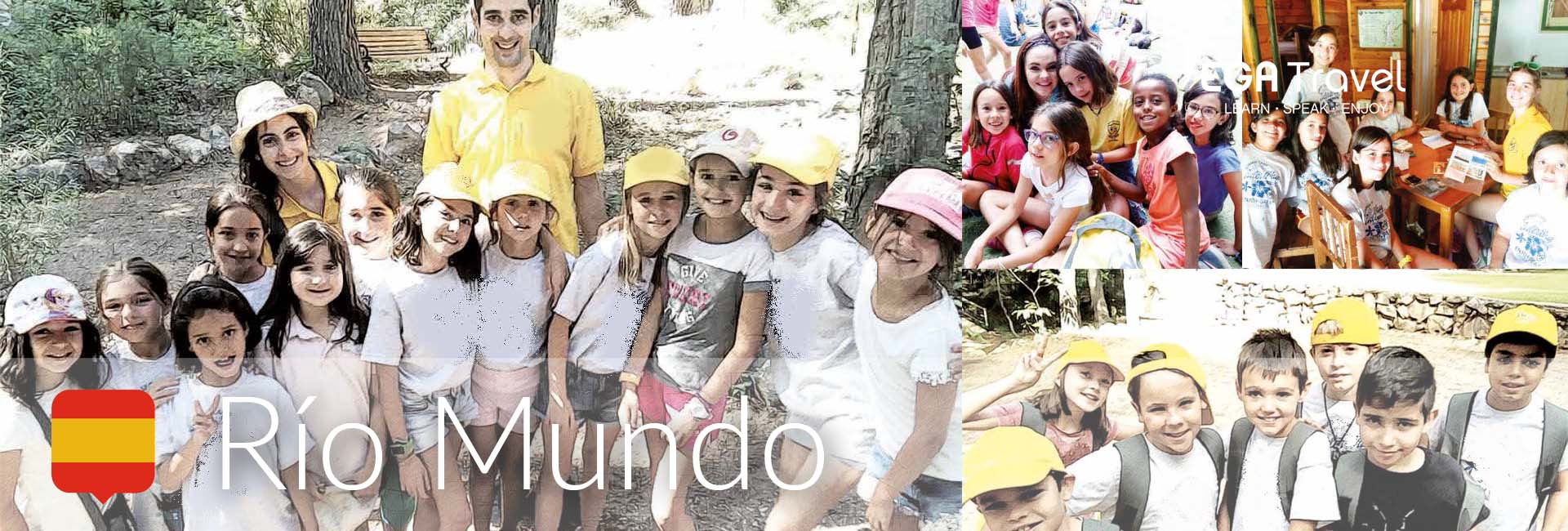 Campamento Verano Inmersión Lingüística Aprender Inglés España Río Mundo